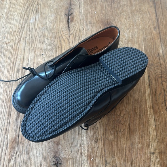 Bates Mens Black Shoes NEW size 9.5C - Picture 4 of 4